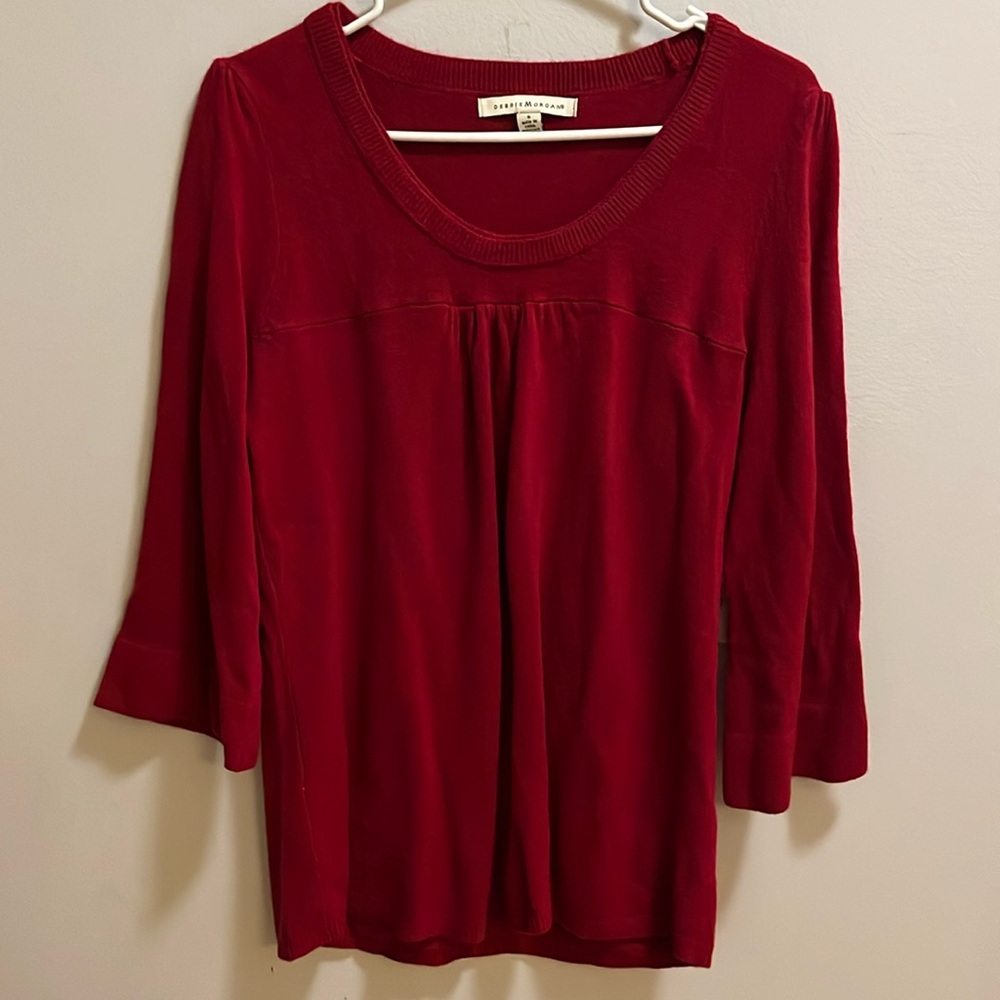 Debbie Morgan red sweater size small